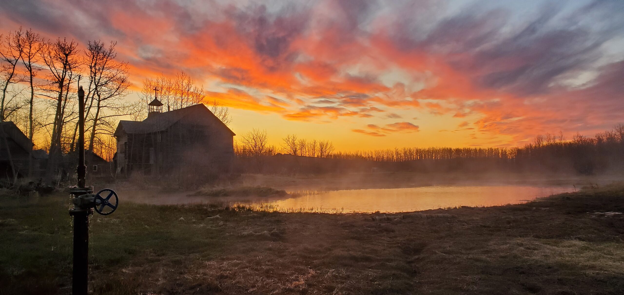 Sunrise at Pilgrim Springs